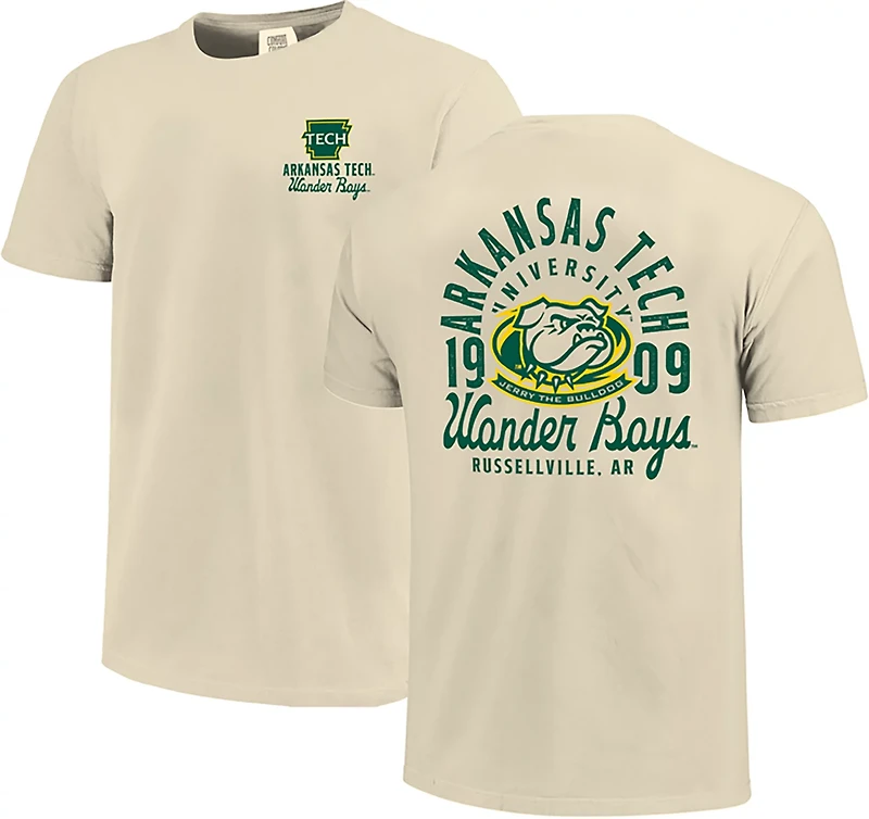 Image One Men's Arkansas Tech Wonder Boys Mascot Overlay Short Sleeve T-shirt