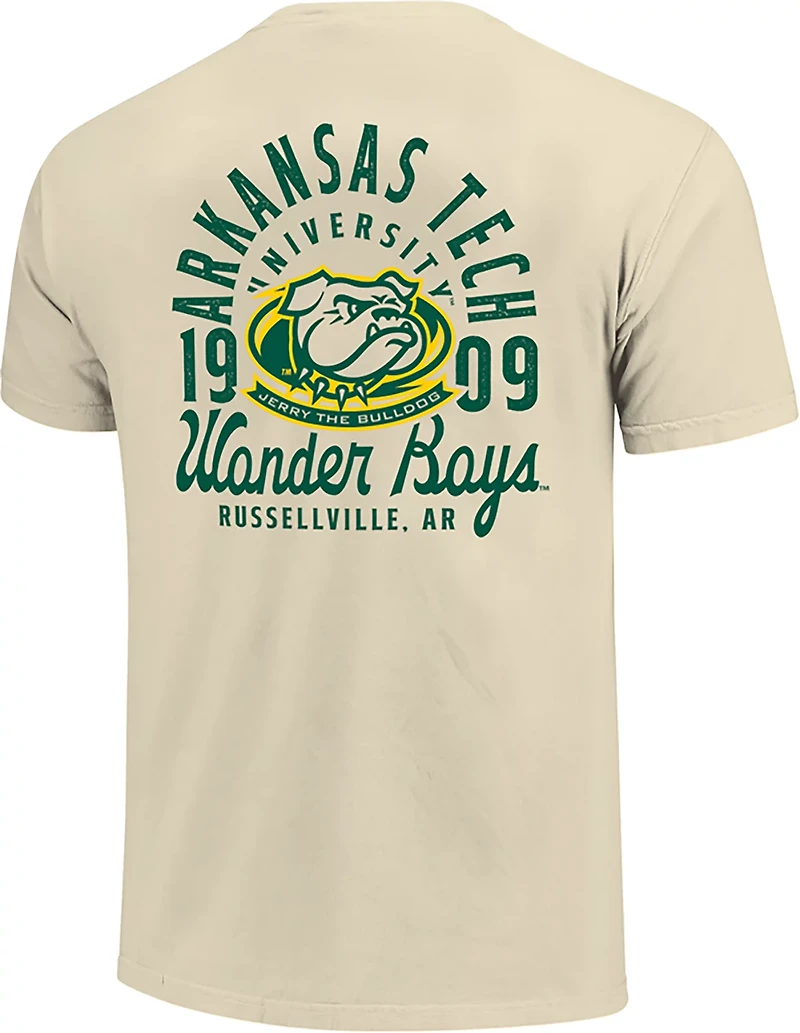 Image One Men's Arkansas Tech Wonder Boys Mascot Overlay Short Sleeve T-shirt