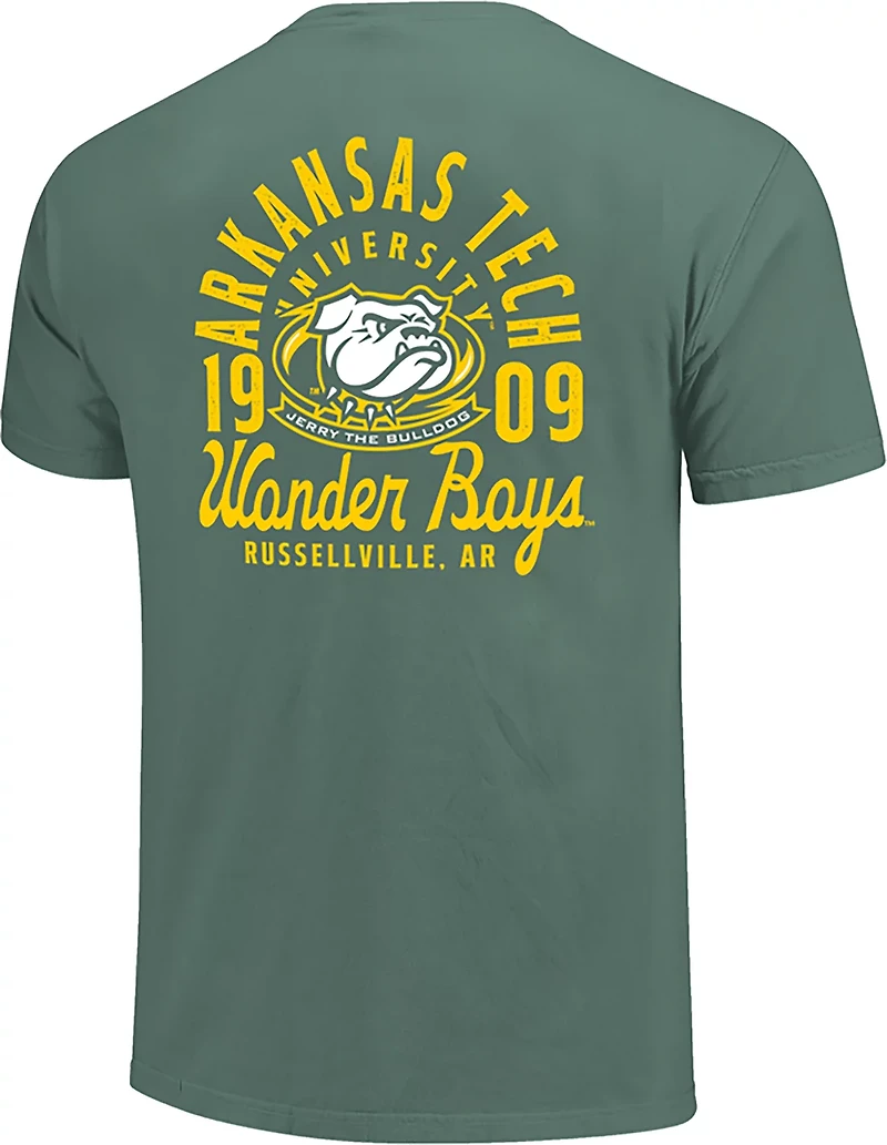 Image One Men's Arkansas Tech Wonder Boys Mascot Overlay Short Sleeve T-shirt