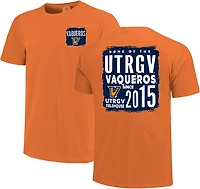 Image One Men's University of Texas Rio Grande Valley Vaqueros Poster Painted Short Sleeve T-shirt