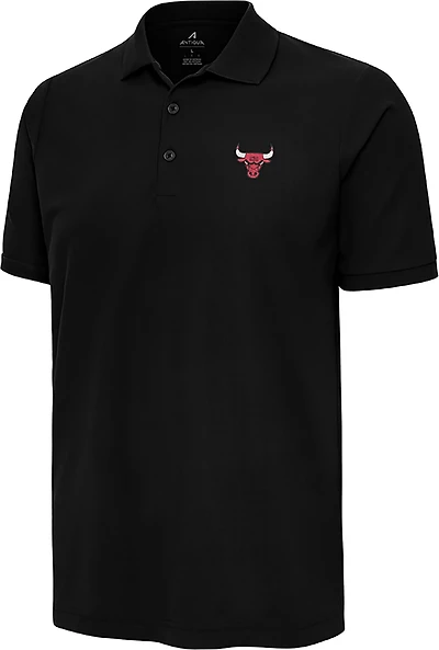 Antigua Men's Chicago Bulls Legacy Pique Polo Shirt