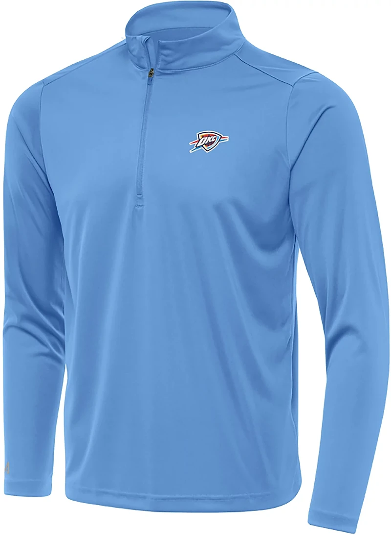 Antigua Men's Oklahoma City Thunder Tribute 1/4-Zip Pullover Top