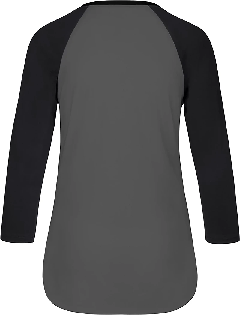 '47 Women's San Antonio Spurs High Rise Frankie Raglan T-shirt