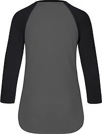 '47 Women's San Antonio Spurs High Rise Frankie Raglan T-shirt