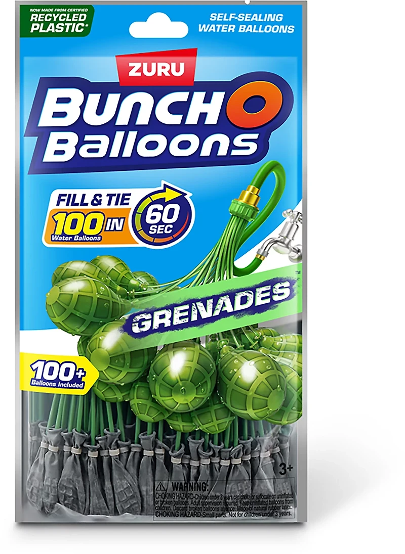 ZURU Bunch O Balloons Rapid-Filling Self-Sealing Water Grenades 300-Pack