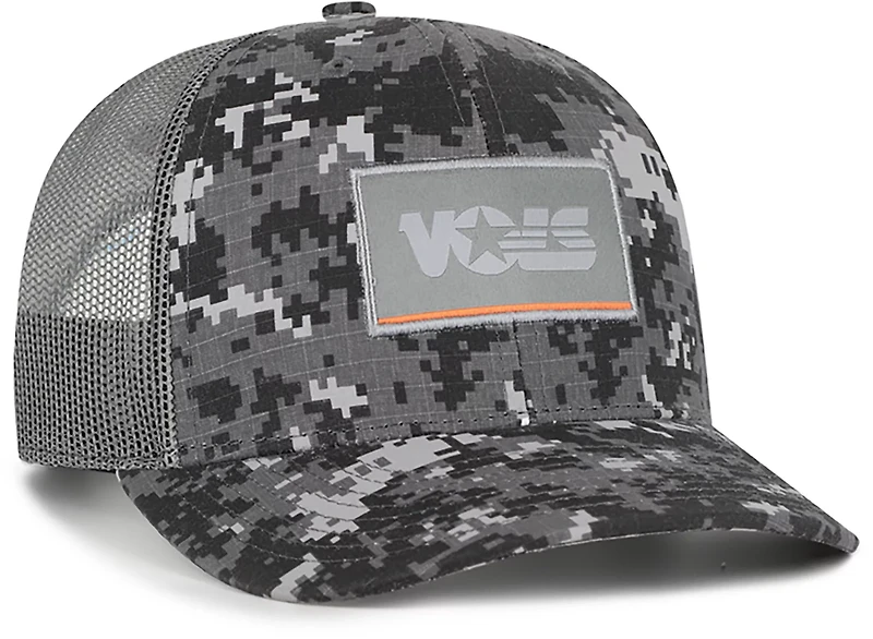 '47 Adults' Tennessee Volunteers Smokey Grey Camo Square Trucker Cap