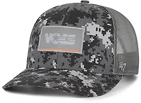 '47 Adults' Tennessee Volunteers Smokey Grey Camo Square Trucker Cap