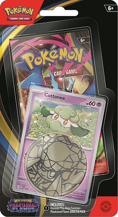 Pokémon Mega Evolutions 2: Phantasmal Flames Checklane Blister