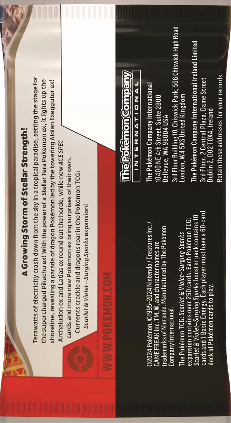 Pokémon Trading Card Game Scarlet & Violet 8 Surging Sparks Booster Display Pack