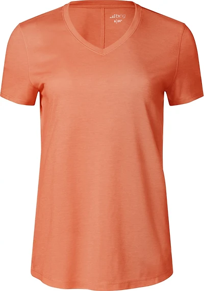 BCG Women's Turbo Melange V-neck T-shirt