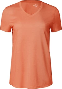 BCG Women's Turbo Melange V-neck T-shirt