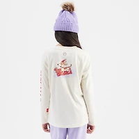 Magellan Outdoors Girls' Holiday Christmas Pup GFX Crew Long Sleeve T-shirt