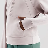 Freely Girls' Sandwashed Lux Half Zip Hoodie