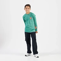 Magellan Outdoors Boys' Holiday Catch GFX Crew Long Sleeve T-shirt