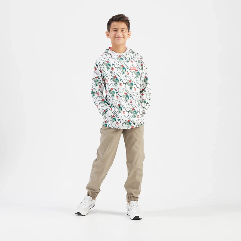 Magellan Outdoors Boys' Holiday Catch Fleece Hoodie