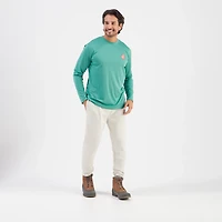 Magellan Outdoors Men's Holiday Catch GFX Crew Long Sleeve T-shirt