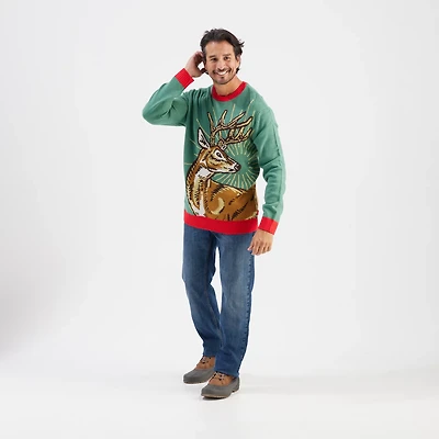 Magellan Outdoors Men's Holiday Reindeer Sweater