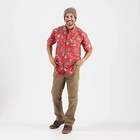 Magellan Outdoors Men's Laguna Madre Holiday Illustrations Fishing Shirt