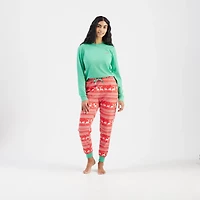 Magellan Outdoors Women's Deer Scene Fair Isle Lounge Pants