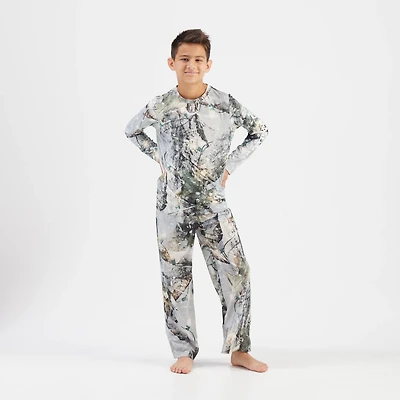 Magellan Outdoors Boys' Holiday Mossy Oak Break Up Country Snowdrift 2.0 Lounge Pants