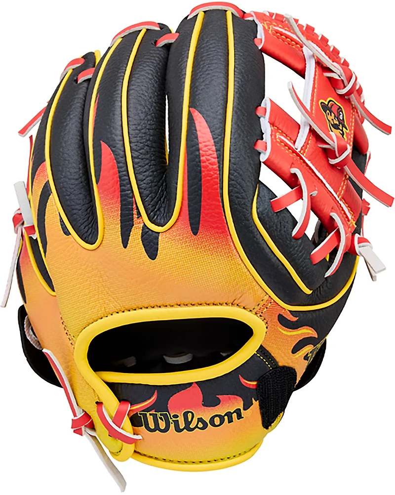 Wilson A200 10 in Firefighters EZ Catch T-Ball Glove