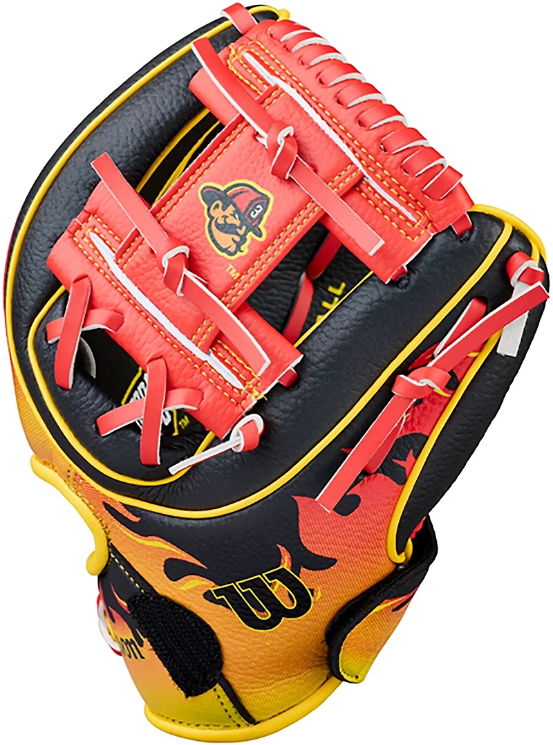 Wilson A200 10 in Firefighters EZ Catch T-Ball Glove