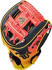 Wilson A200 10 in Firefighters EZ Catch T-Ball Glove