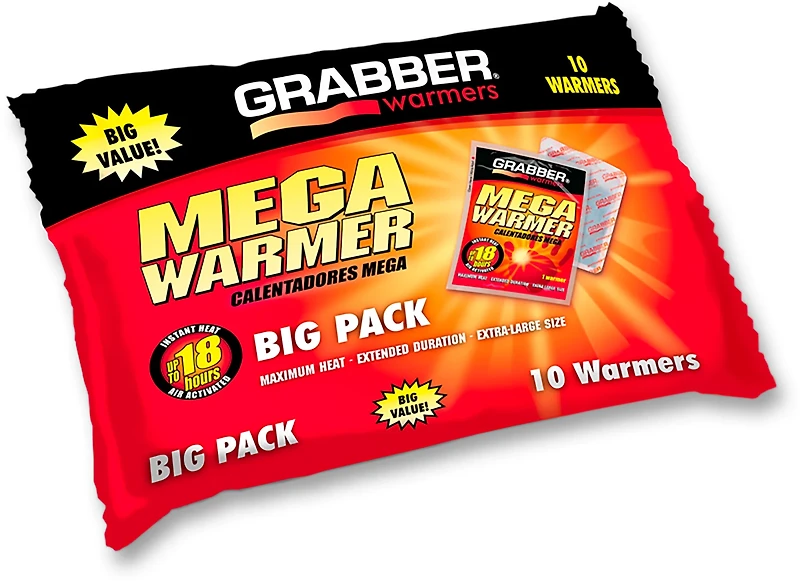 Grabber Mega Hand Warmer 10-Pack
