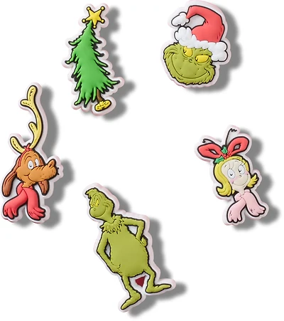 Crocs Jibbitz The Grinch 5-Pack