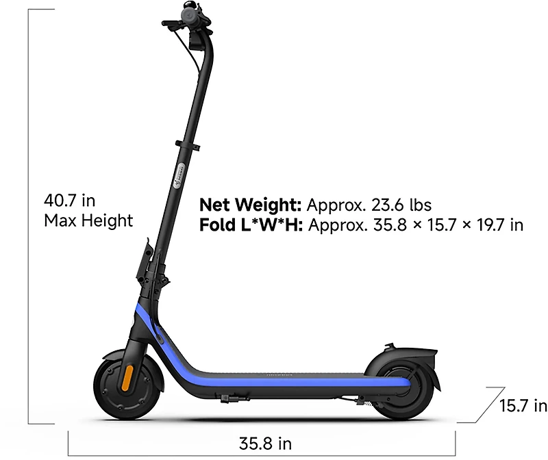 Segway Kids' Ninebot C2 Pro E-KickScooter