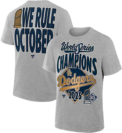 Fanatics Men's Los Angeles Dodgers Mlb World Series Champions Authentic Locker Room T-Shirt
