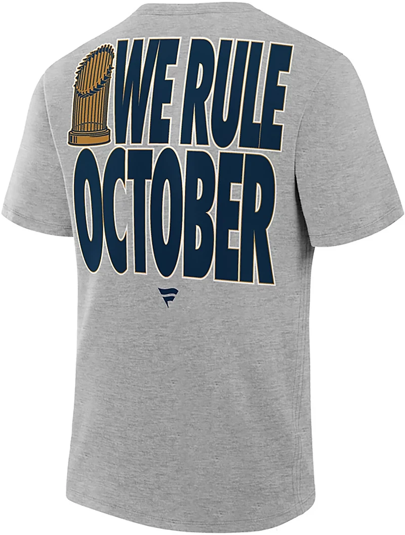 Fanatics Men's Los Angeles Dodgers Mlb World Series Champions Authentic Locker Room T-Shirt