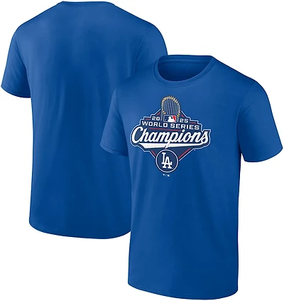 Fanatics Men's Los Angeles Dodgers World Series Champions Official Logo Short Sleeve T-Shirt