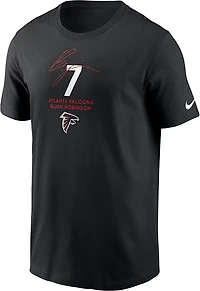 Nike Men's Falcons Bijan Robinson #7 Local Player Name & Number T-shirt