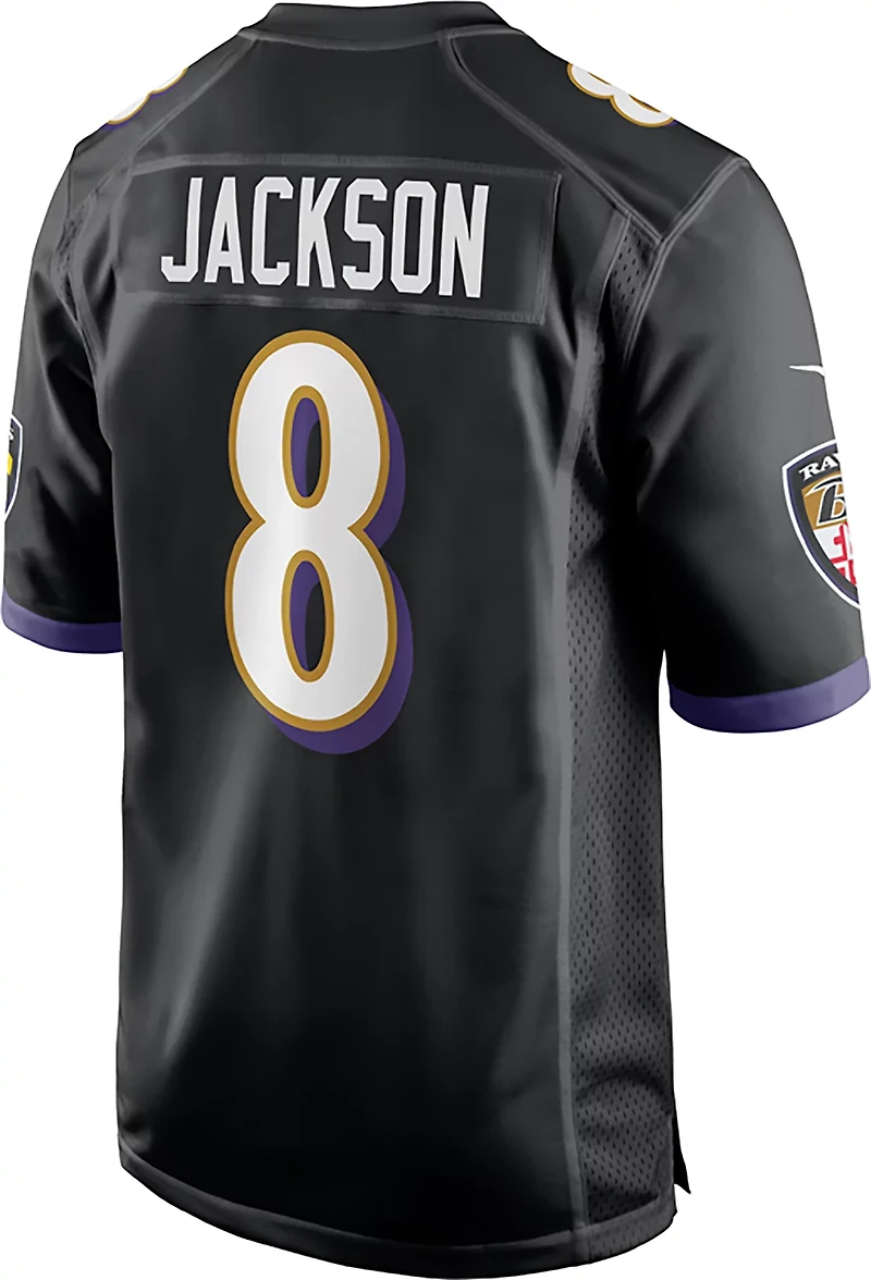 Nike Men's Ravens Lamar Jackson #8 Name & Number Alternate Game Jersey