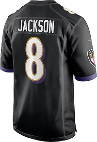 Nike Men's Ravens Lamar Jackson #8 Name & Number Alternate Game Jersey
