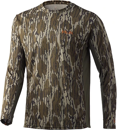 Huk Men's Icon X Mossy Oak Bottomland Long Sleeve T-shirt