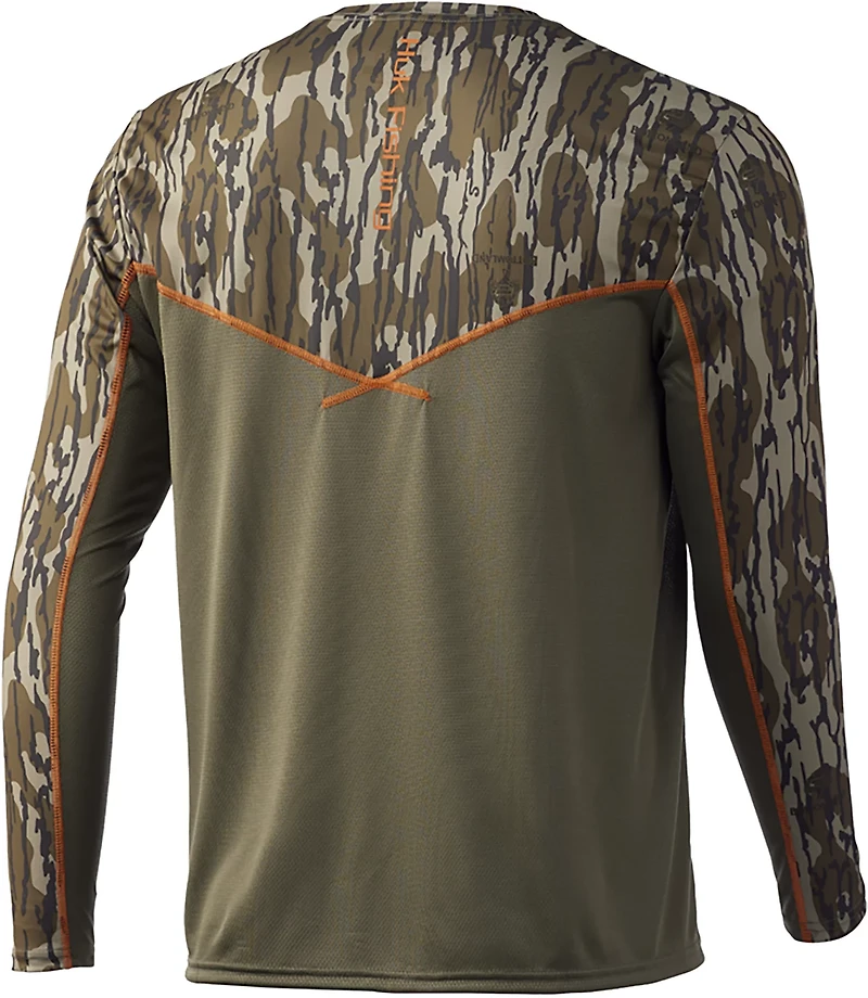 Huk Men's Icon X Mossy Oak Bottomland Long Sleeve T-shirt