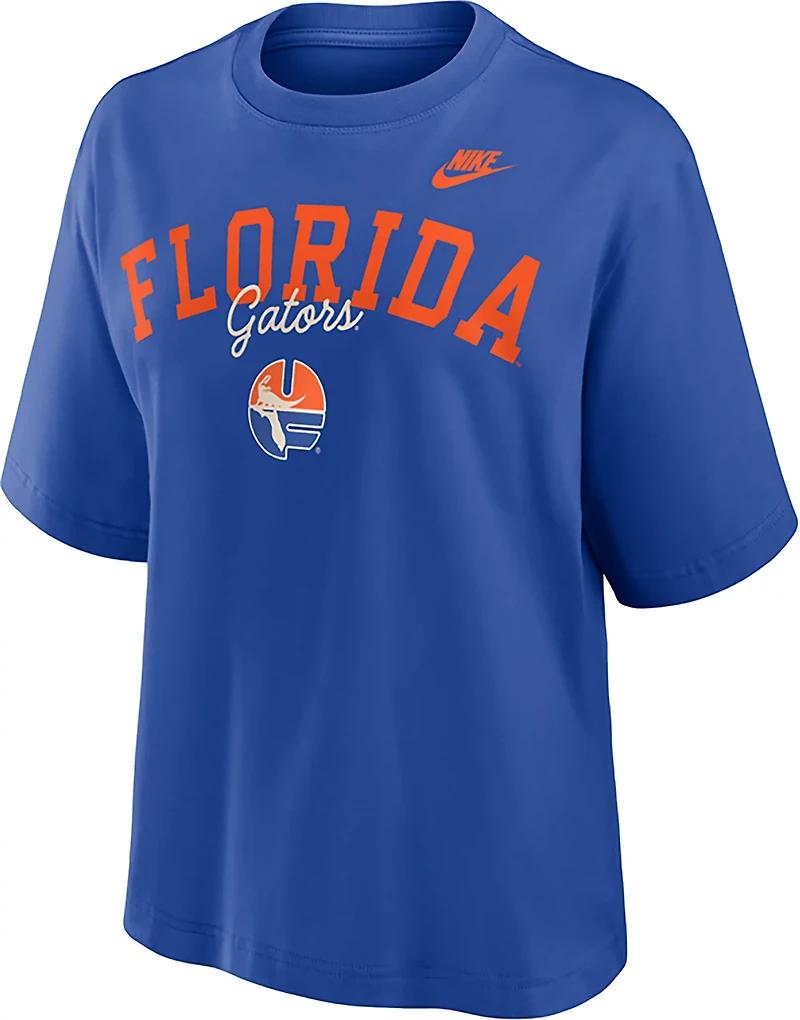 Nike Women's University of Florida Fastball Speed Legacy Boxy Graphic T-shirt