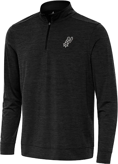 Antigua Men's San Antonio Spurs Bright 1/4-Zip Pullover Top