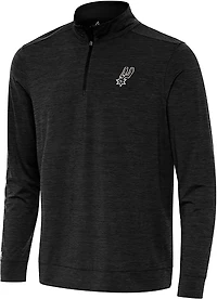 Antigua Men's San Antonio Spurs Bright 1/4-Zip Pullover Top