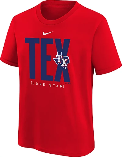 Nike Youth Texas Rangers Score Board Short Sleeve T-shirt
