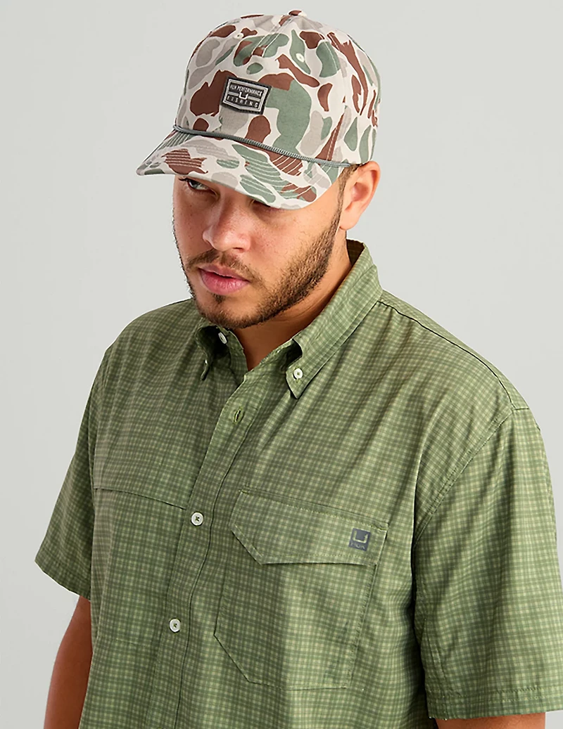 Huk Men's Tide Point Printed Short Sleeve Shirt