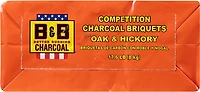 B&B Oak and Hickory 17.6 lb. Charcoal Briquets