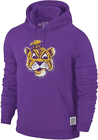WILDCAT Retro Men's LSU Tigers Mike Mascot Tackle Twill Hoodie