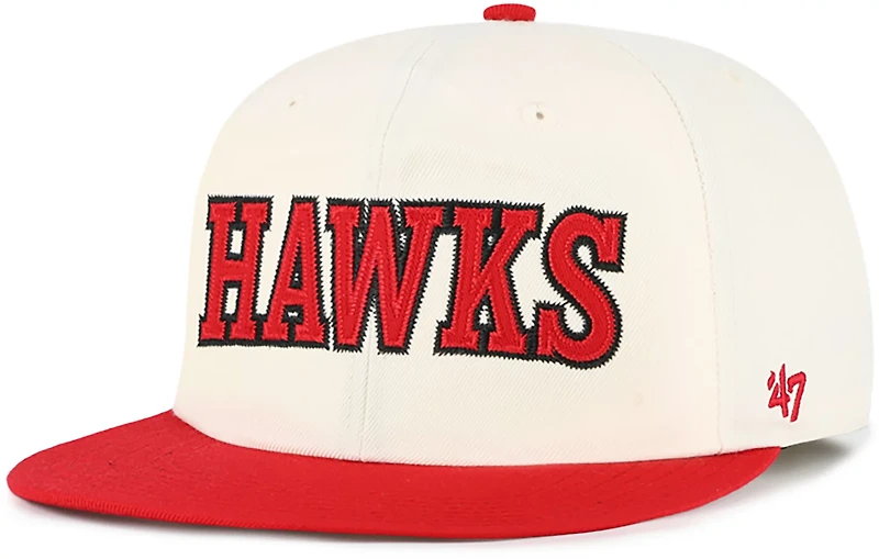 '47 Adults' Atlanta Hawks Off Hand Captain Cap