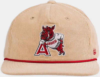 Homefield University of Arkansas Vault Leaning Mascot Rope Unstructured Cap