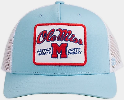 Homefield University of Mississippi School Arch Rally Cry Patch Trucker Cap