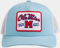Homefield University of Mississippi School Arch Rally Cry Patch Trucker Cap