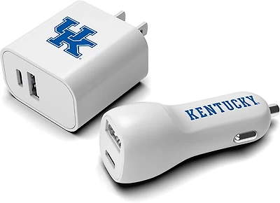 Prime Brands Group University of Kentucky USB Wall and Car Charger Combo